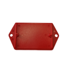 167R Enclosure Small Plastic Backplate Red