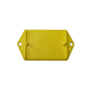167Y Enclosure Small Plastic Backplate Yellow